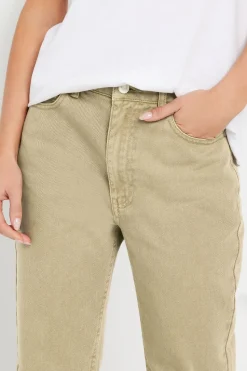 Pixiegirl Petite Natural Brown Straight Leg Jean