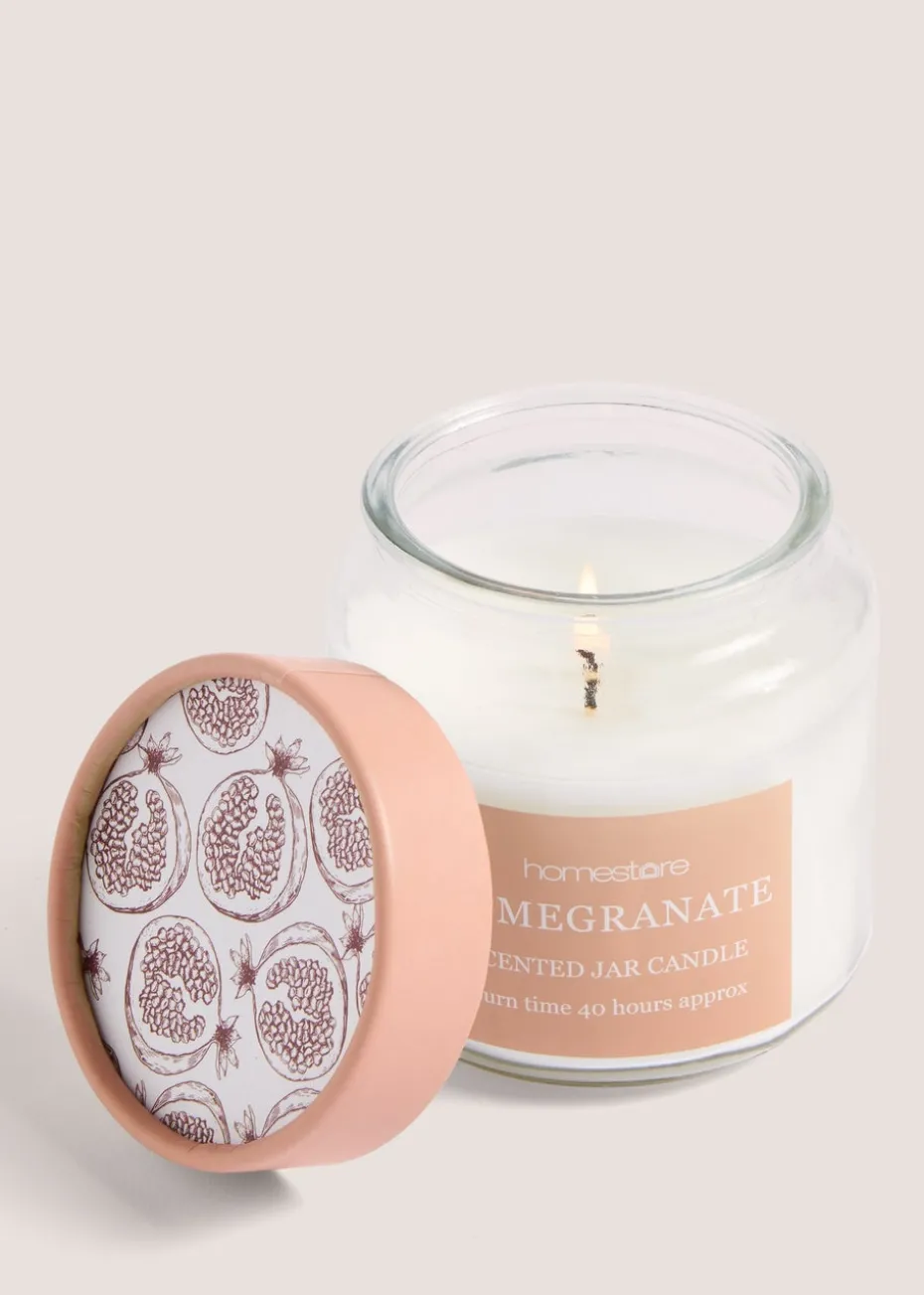 Pomegranate Scented Jar Candle
