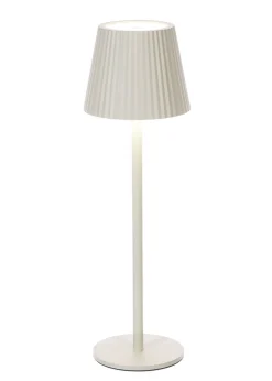 Premier Decorations 56 LED Aluminium USB Rechargeable Touch Activated Table Lamp Sage Green
