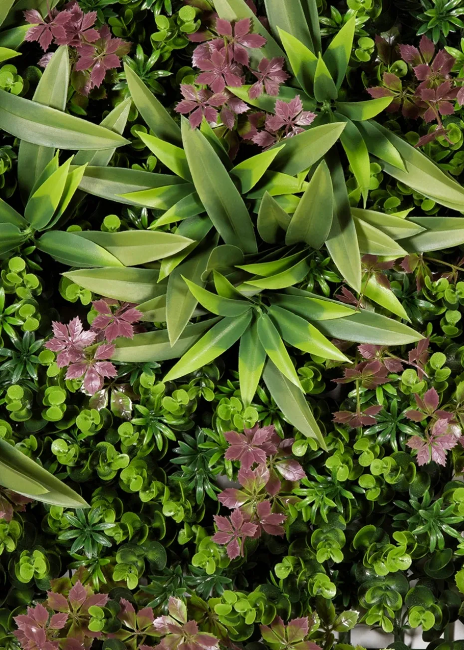 Premier Decorations Blush Romance Artificial Living Wall Panel (50cm x 50cm)