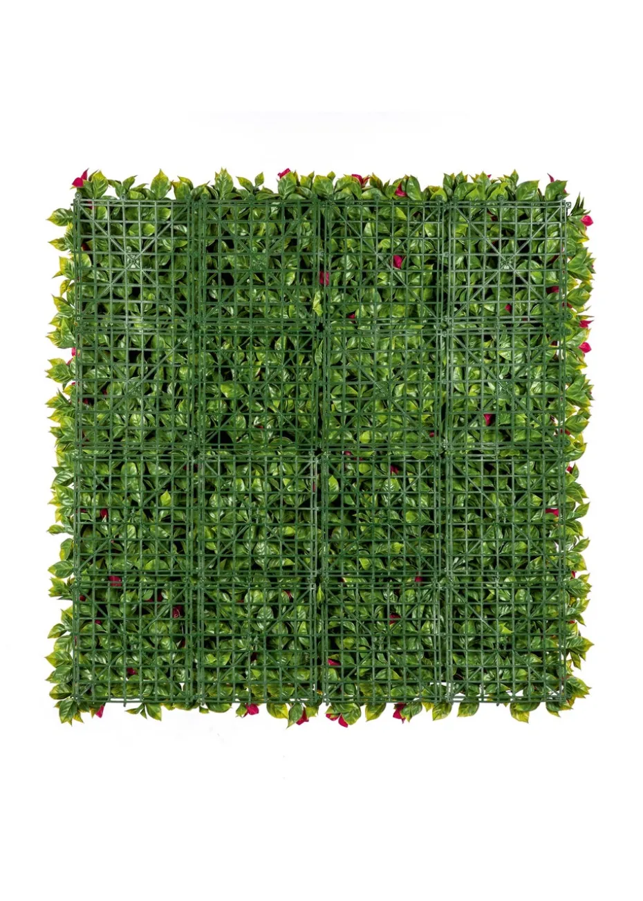 Premier Decorations Bougainvillea Artificial Living Wall Panel (100cm x 100cm)