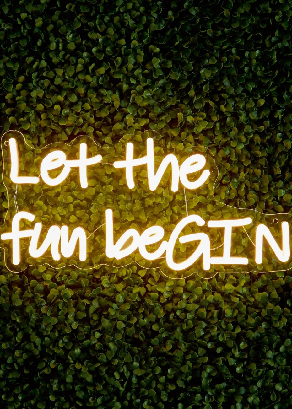 Premier Decorations LED Neon Let The Fun Begin Neon Wall Sign