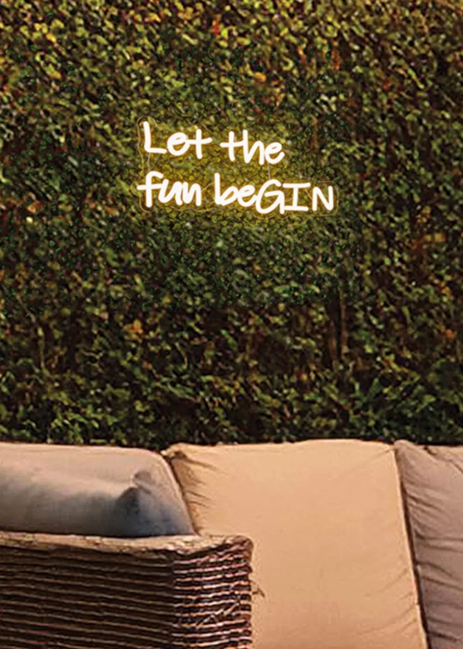 Premier Decorations LED Neon Let The Fun Begin Neon Wall Sign