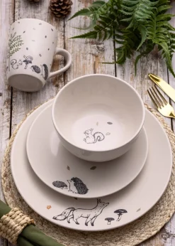 Price & Kensington Woodland Dinner Plates x4 (26.5cm)