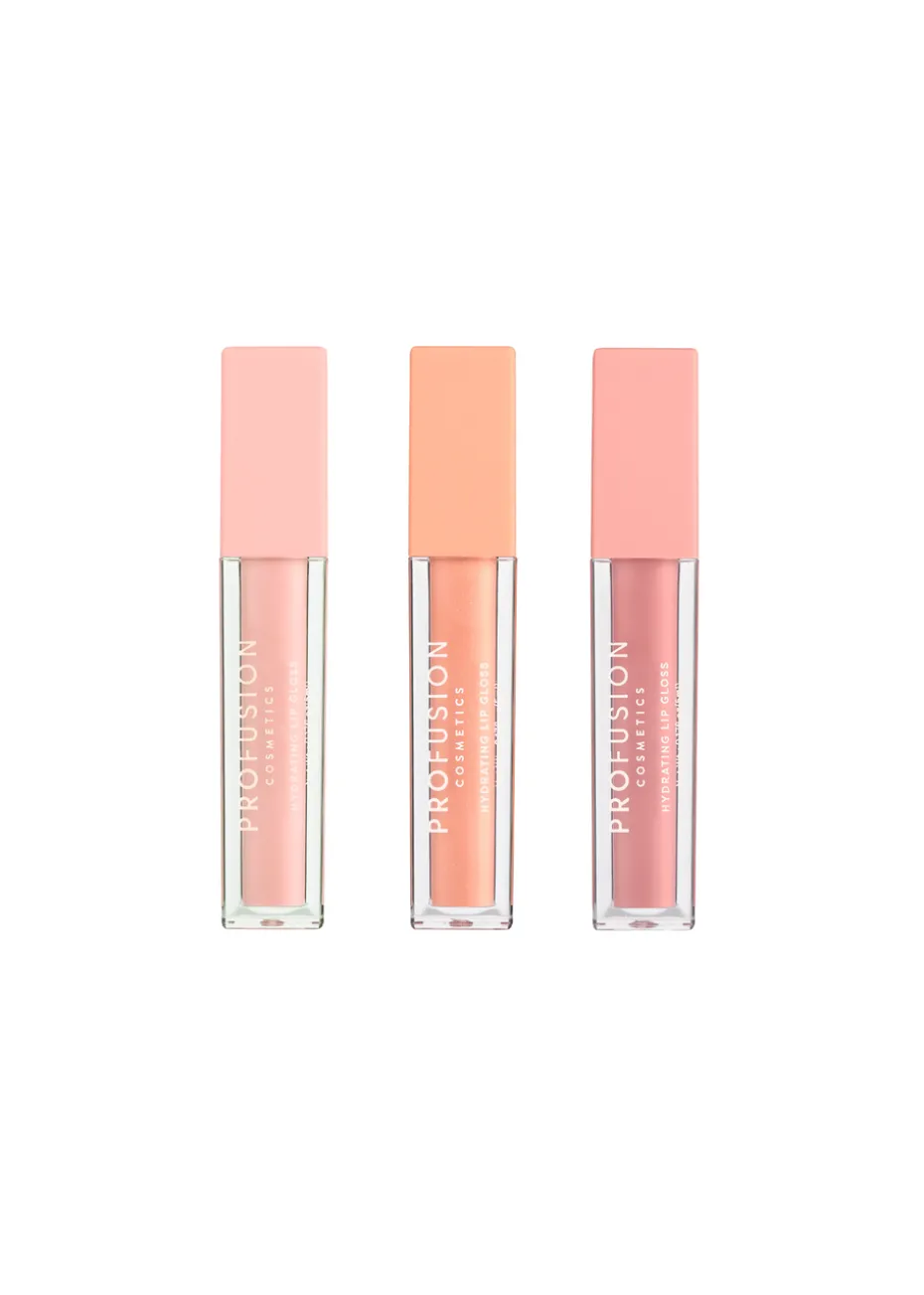 Profusion Cosmetics Pale Pink Lip Trio Nudes