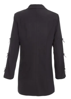 Quiz Black Bow Detail Blazer Dress