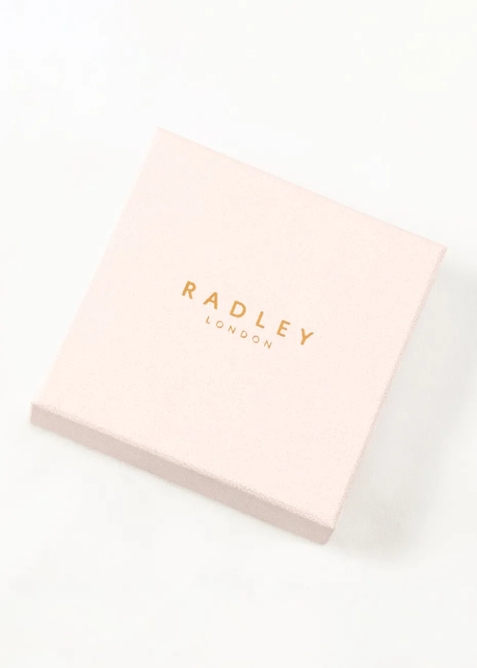 Radley London Silver Plated Bobble Chain Heart Locket Necklace