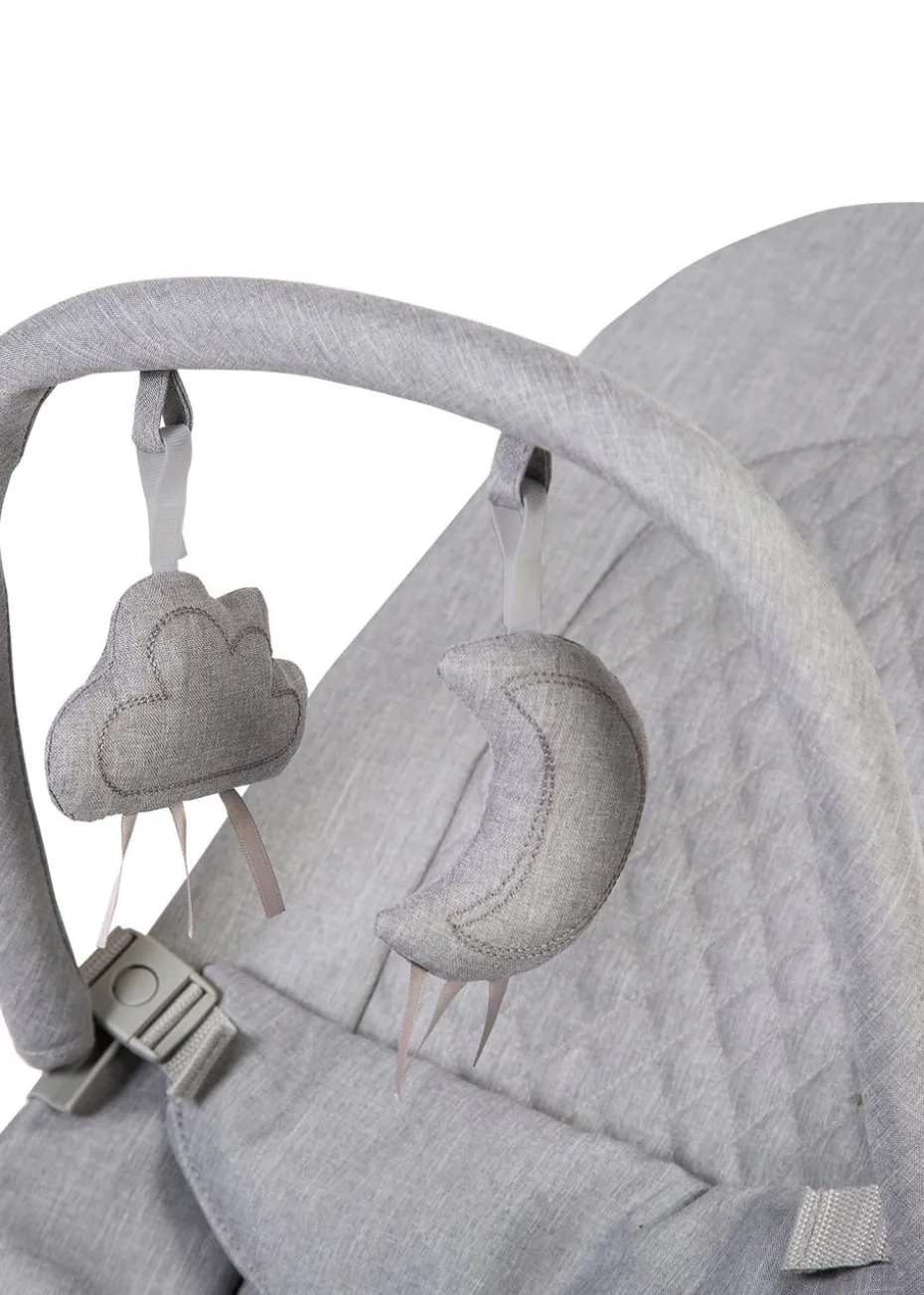 Red Kite Baya Baby Bouncer Dove Grey (58cm x 40cm x 68cm)