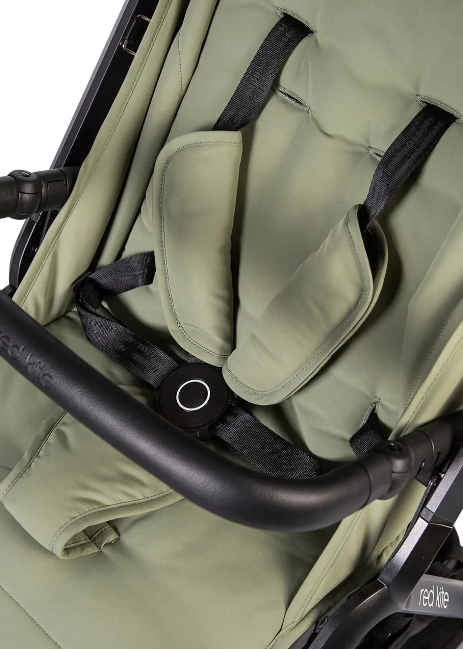 Red Kite Sage Green Push Me Astro Stroller (105cm x 54cm x 84cm)