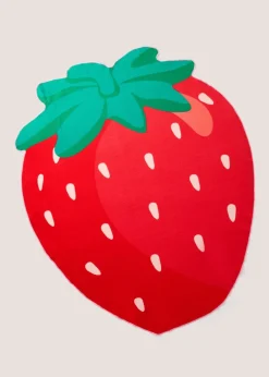 Red Quilted Strawberry Blanket