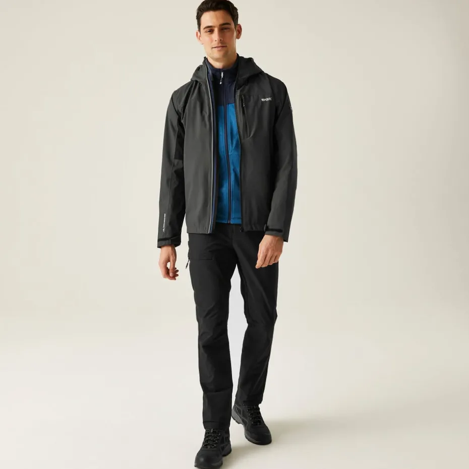 Regatta Ash Black Birchdale II Waterproof Breathable Isotex Stretch Jacket