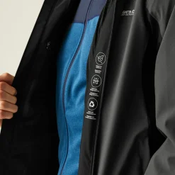 Regatta Ash Black Birchdale II Waterproof Breathable Isotex Stretch Jacket
