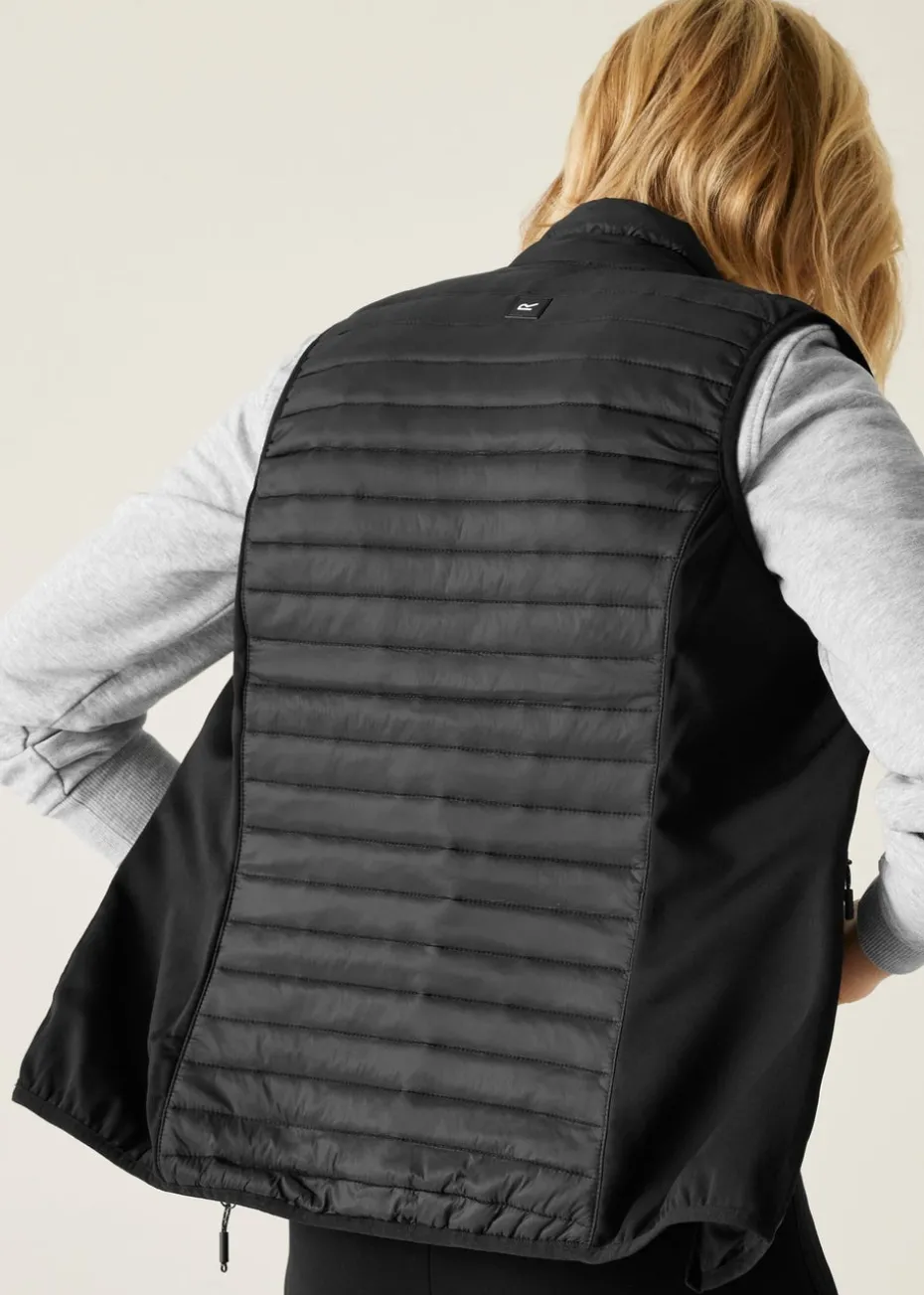 Regatta Black Andreson Water Repellent Extol Stretch Bodywarmer