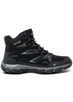 Regatta Black Granit Holcombe III Waterproof Breathable Isotex Walking Boots