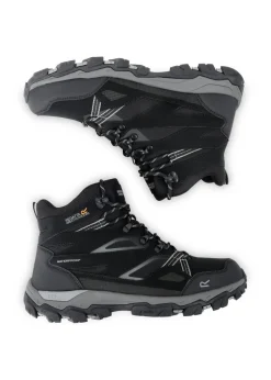 Regatta Black Granit Holcombe III Waterproof Breathable Isotex Walking Boots