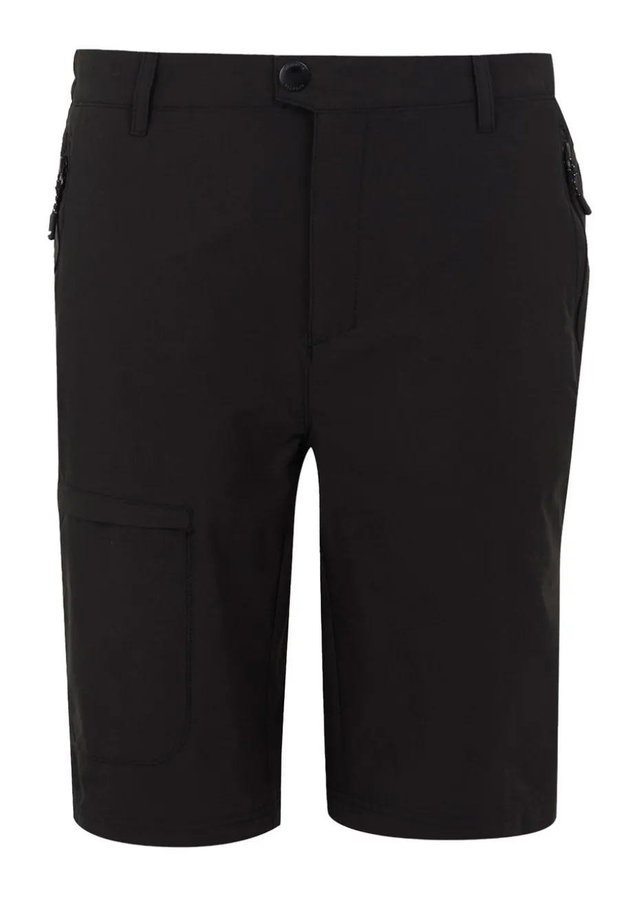 Regatta Black Highton II Water Repellent Isoflex Long Shorts
