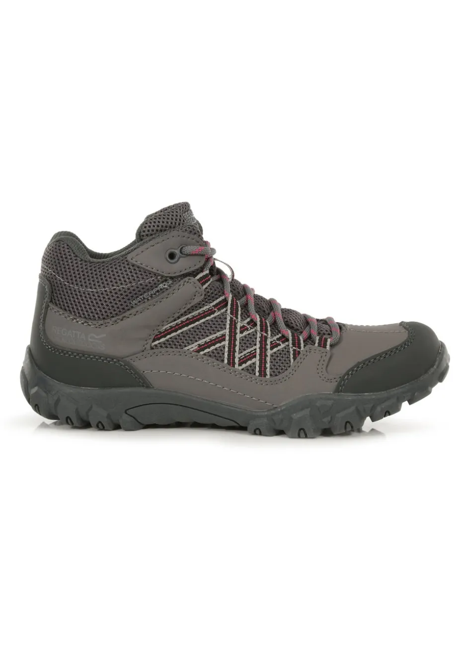 Regatta Grey Edgepoint Mid Waterproof Walking Boots