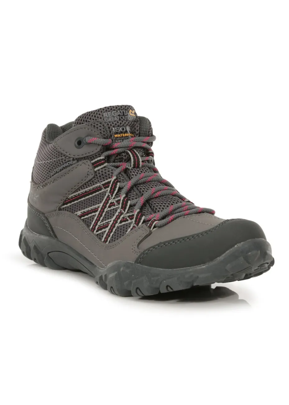 Regatta Grey Edgepoint Mid Waterproof Walking Boots