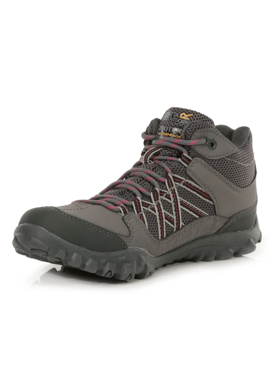 Regatta Grey Edgepoint Mid Waterproof Walking Boots