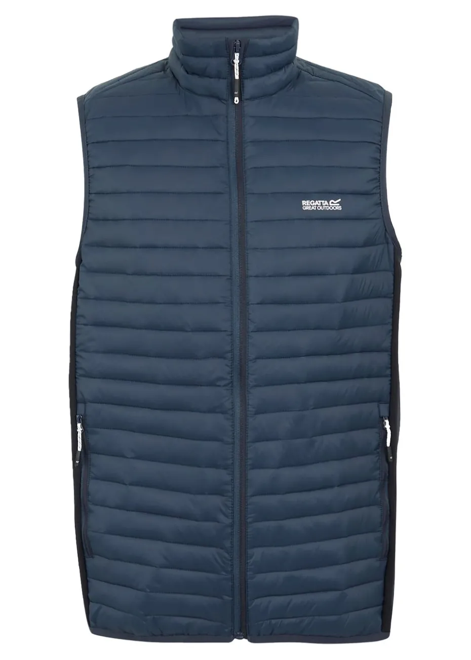 Regatta Midnight Blue Andreson Water Repellent Extol Stretch Hybrid Bodywarmer