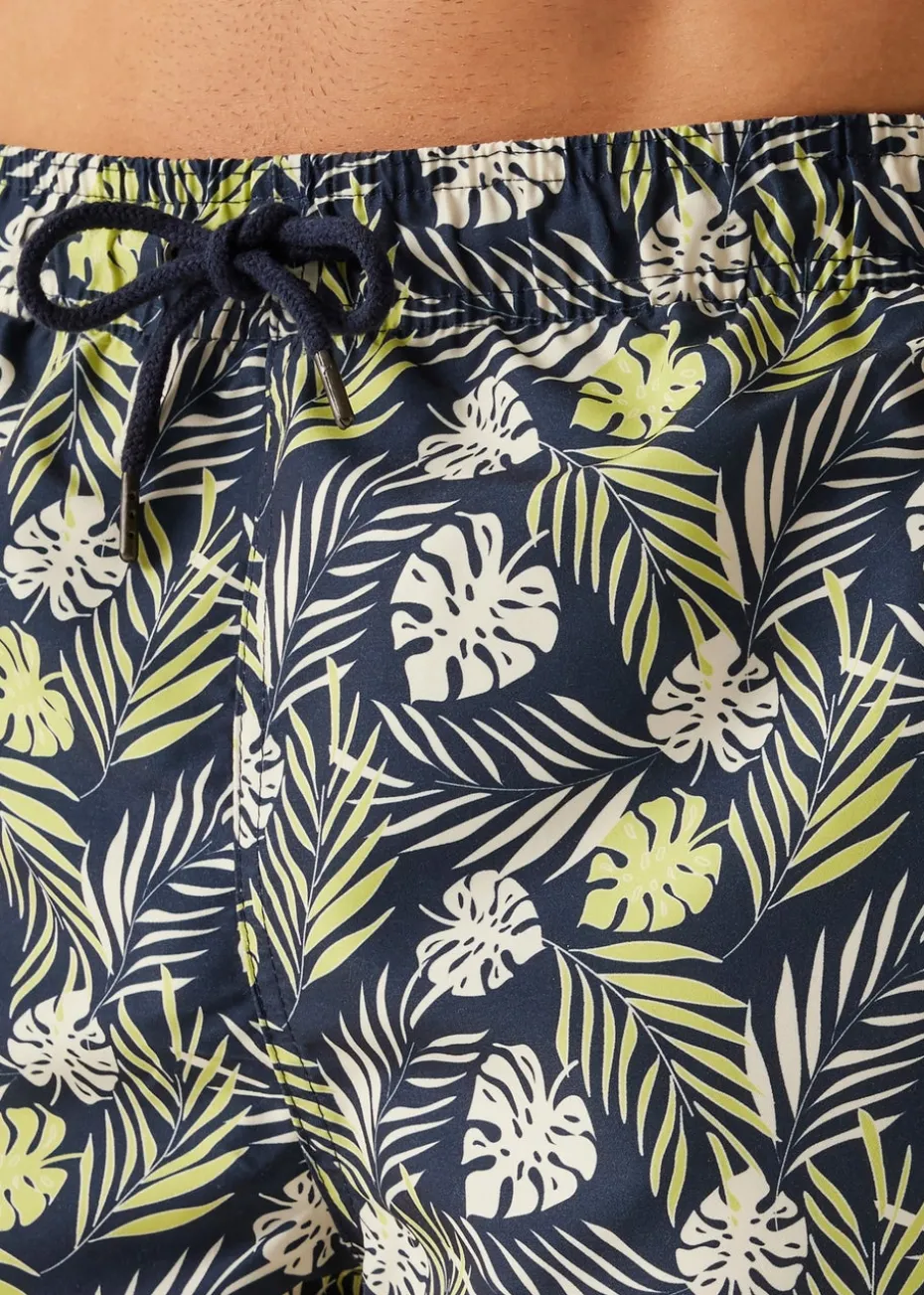 Regatta Navy/Yell Leaf Loras Swim Shorts