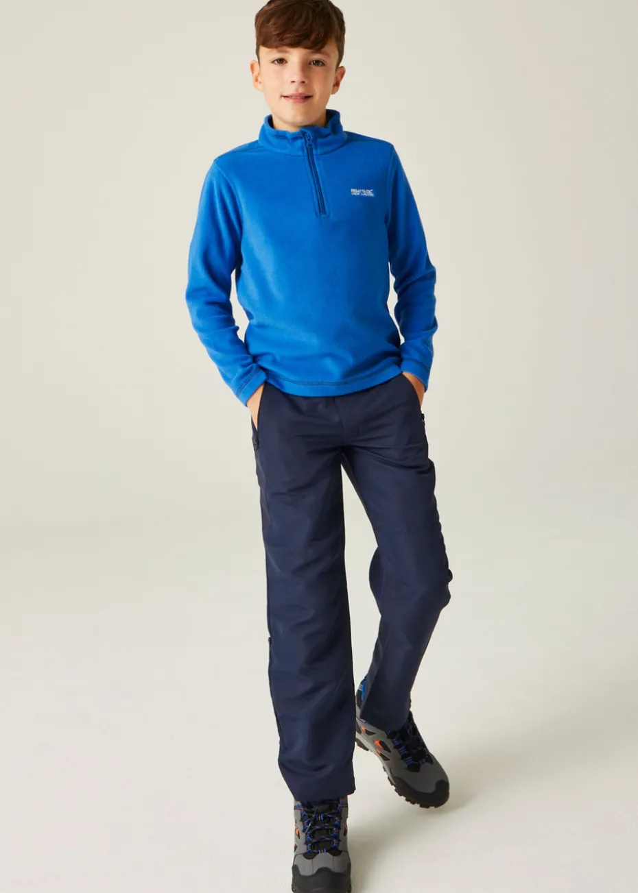 Regatta Oxford Blue Navy Kids' Hot Shot II Half Zip Fleece