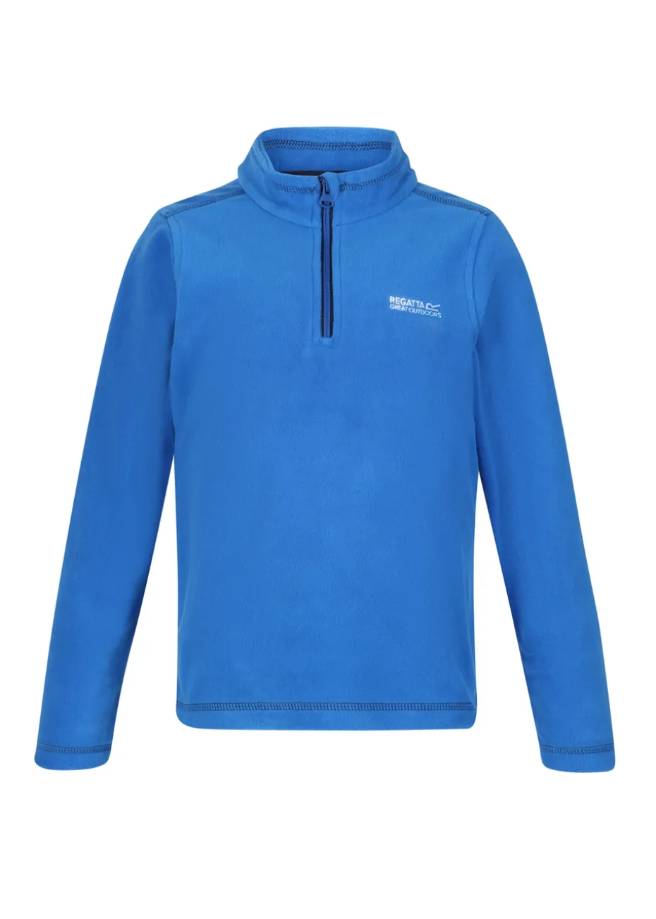 Regatta Oxford Blue Navy Kids' Hot Shot II Half Zip Fleece