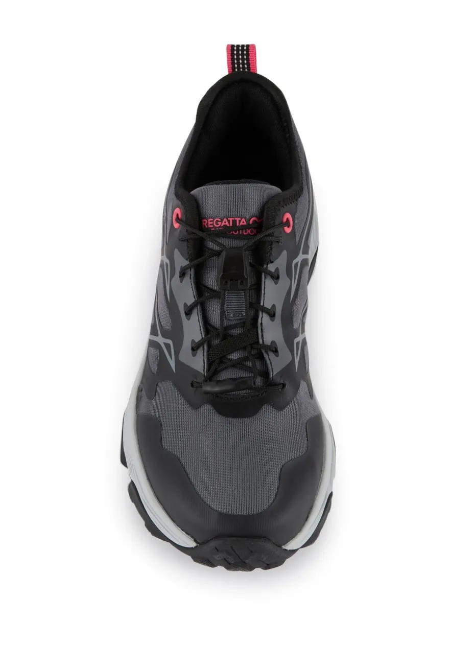 Regatta Seal Grey Peach Bloom Blaze Water Repellent Trainers