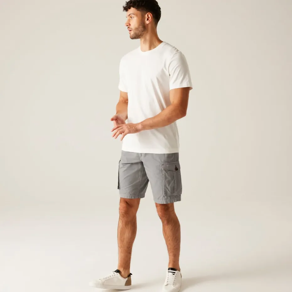 Regatta Storm Grey Shorebay II Multi-Pocket Shorts