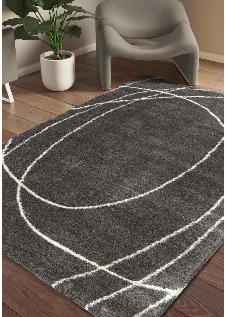 Relay Homemaker Halo Squiggle Grey Rug