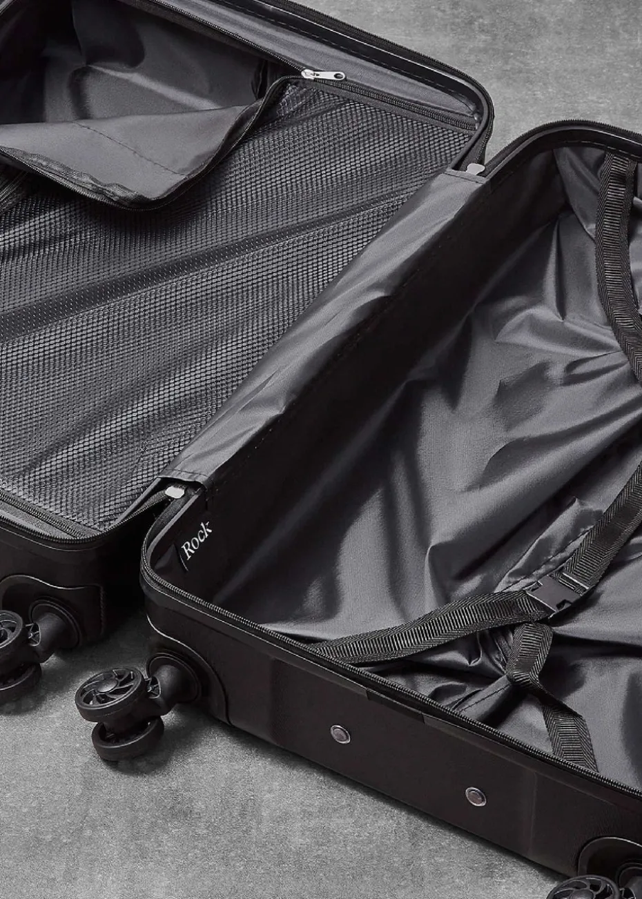 Rock Lincoln Black Suitcase