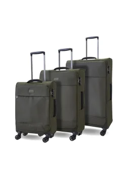 Rock Paris Suitcase Olive Green