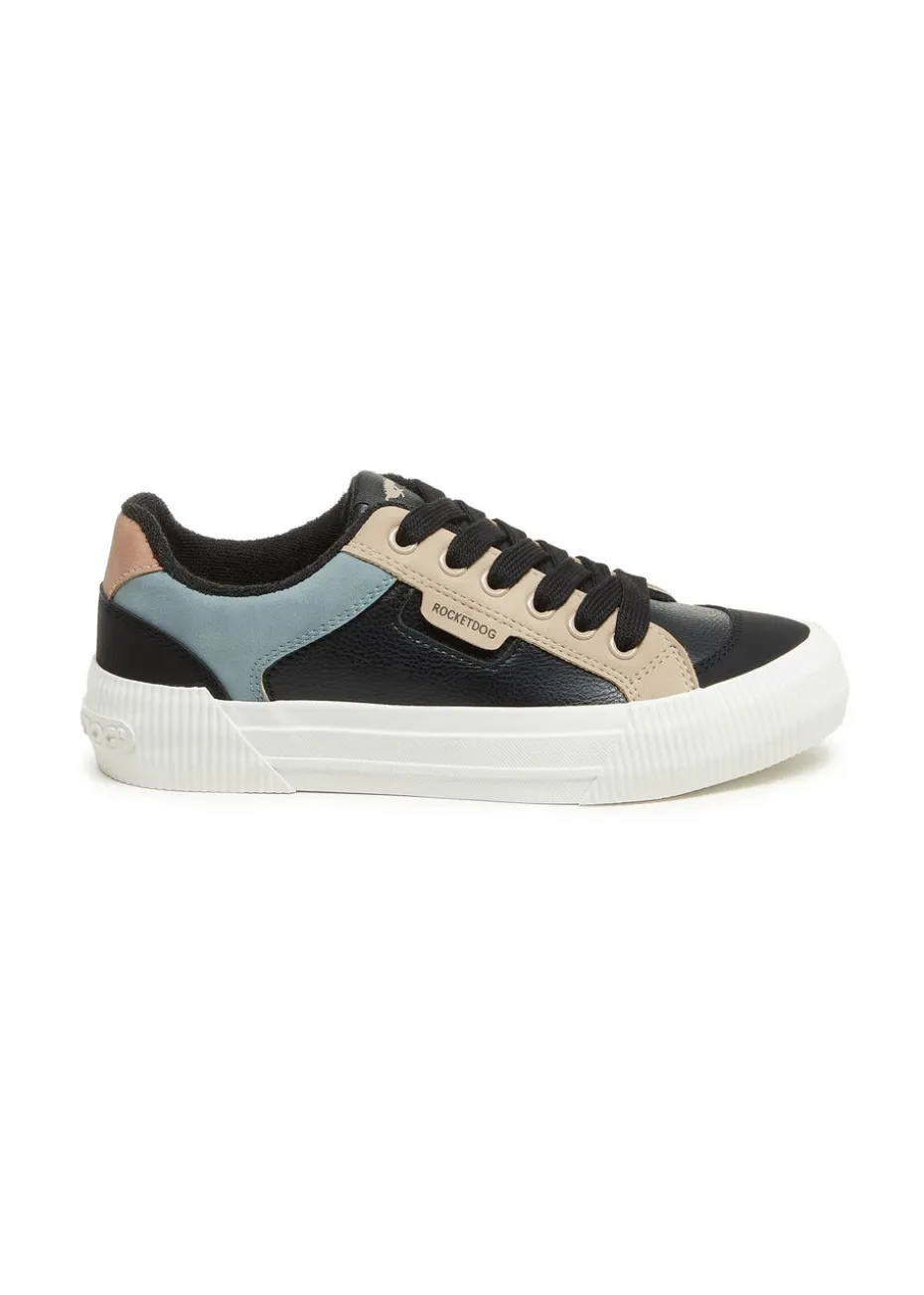 Rocket Dog Black Cheery Blocked Sporty Shoe