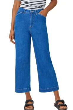 Roman Denim Cotton Denim Stretch Culottes
