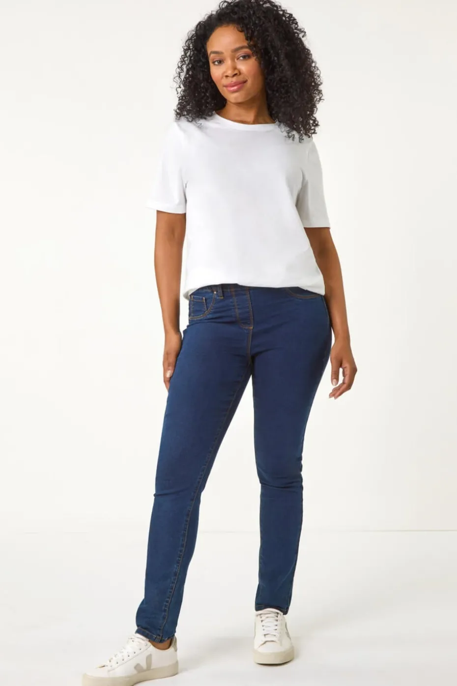Roman Indigo Petite Denim Stretch Jegging