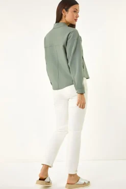 Roman Khaki Patch Pocket Jacket