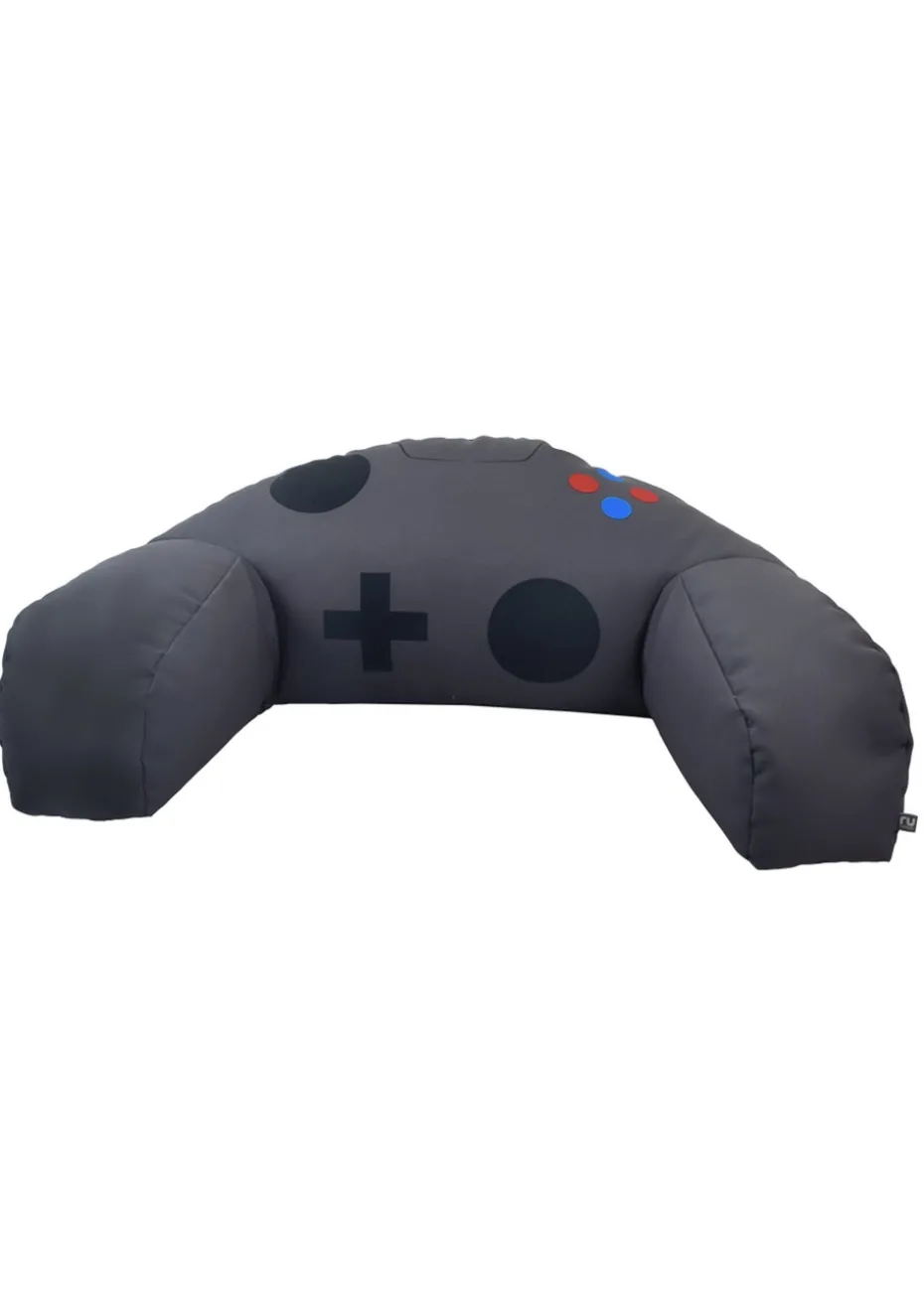 rucomfy Grey Printed Gaming Controller Pillow