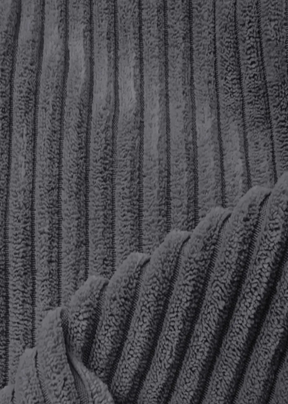 rucomfy Jumbo Cord Goliath Slate Grey Beanbag