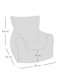 rucomfy Printed Children's Chair Twinkle Star Beanbag