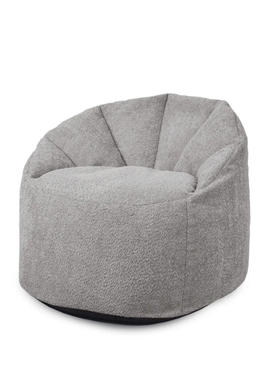 rucomfy Snug Cinema Chair Grey Beanbag