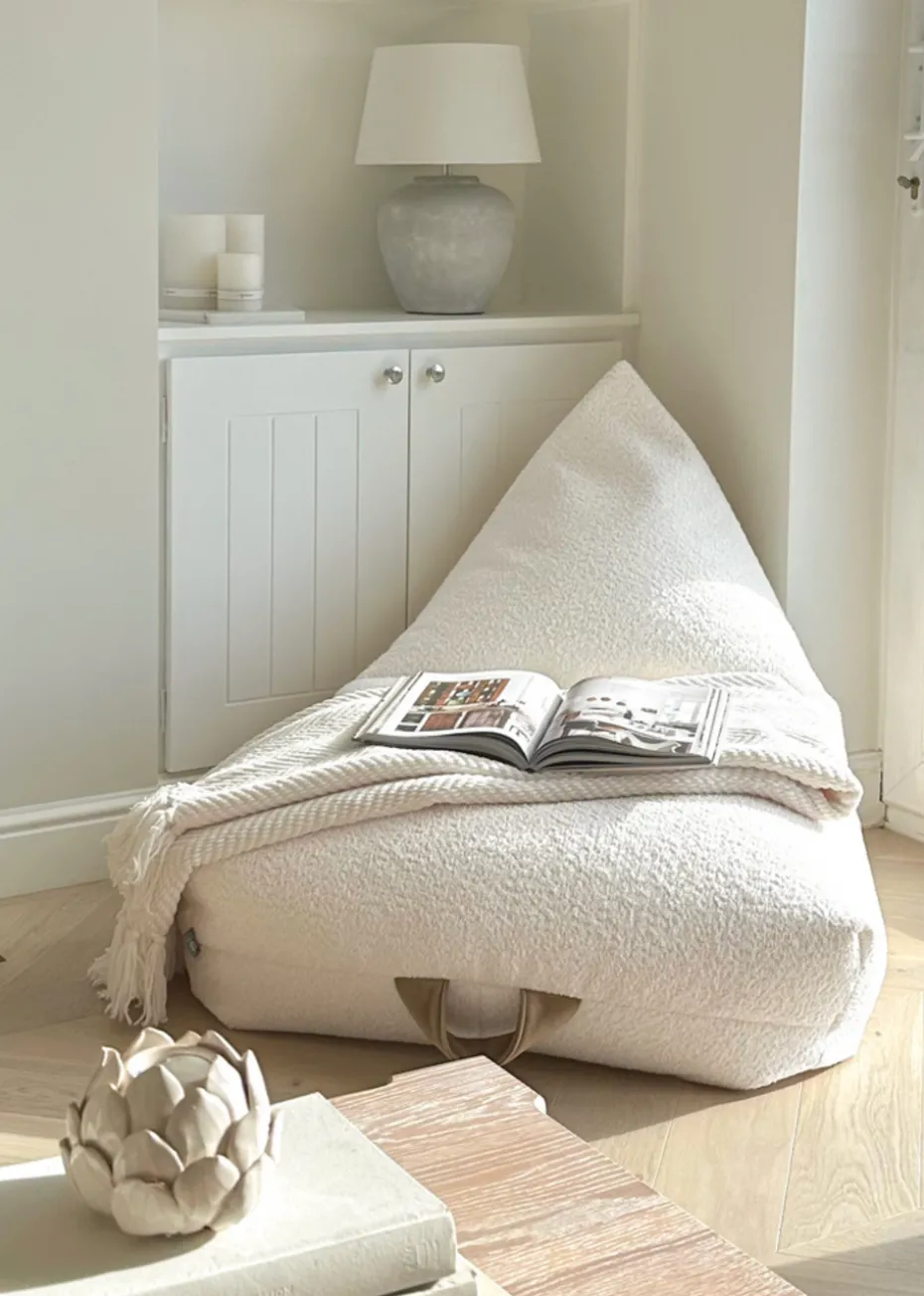 rucomfy Snug Humbug Natural Beanbag