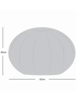 rucomfy Snug Pouffe Natural Beanbag
