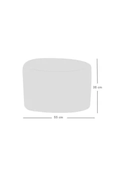 rucomfy Velvet Pouffe Emerald Green Beanbag