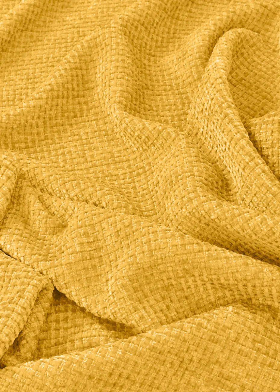 rucomfy Waffle Kids Slouchbag Mustard Beanbag