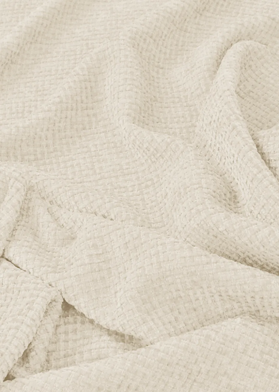 rucomfy Waffle Kids Slouchbag Cream Beanbag