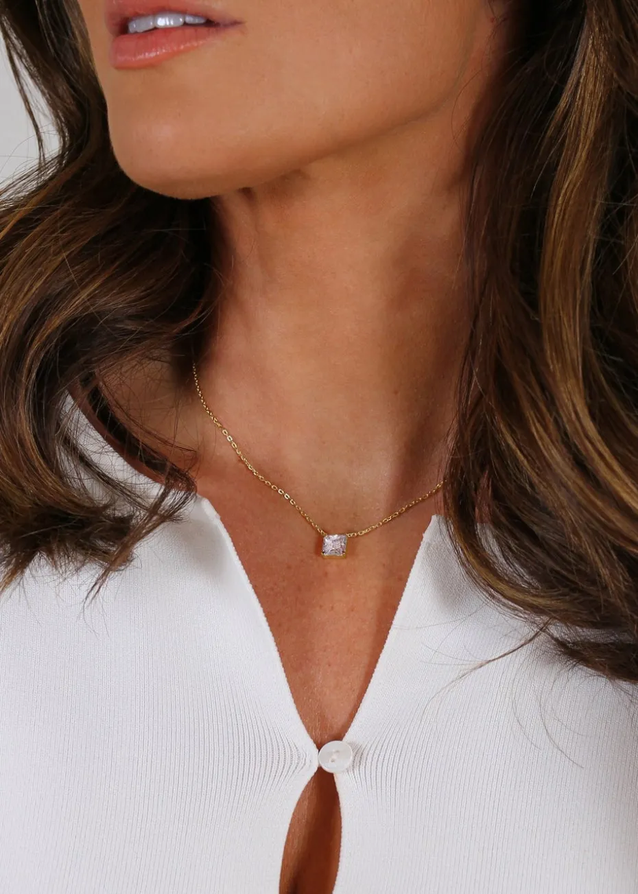Say It With Gold Princess Necklace