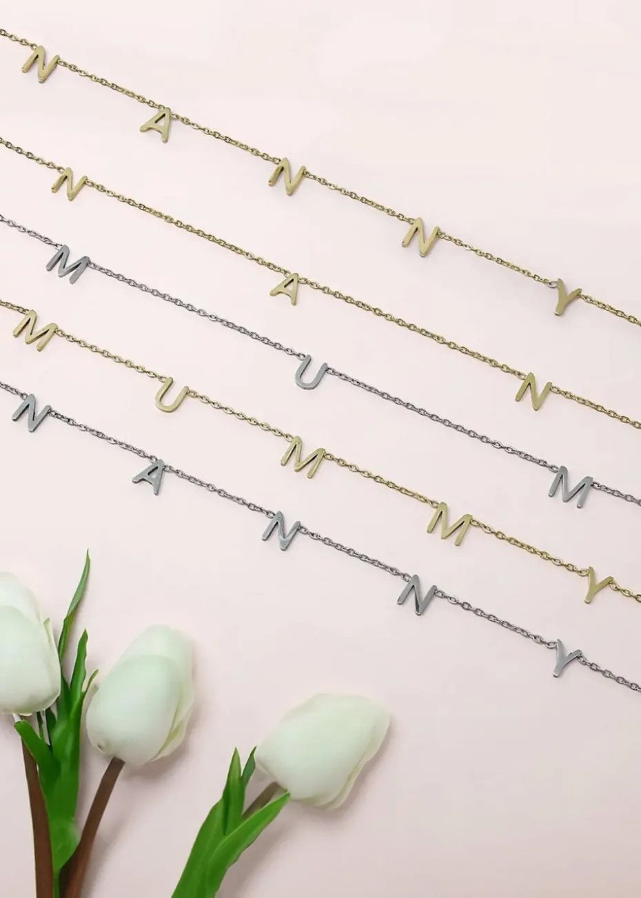 Say It With Silver Nanny Necklace