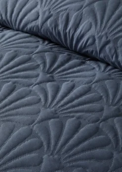 Serene Cavali Dark Blue Pinsonic Bedspread