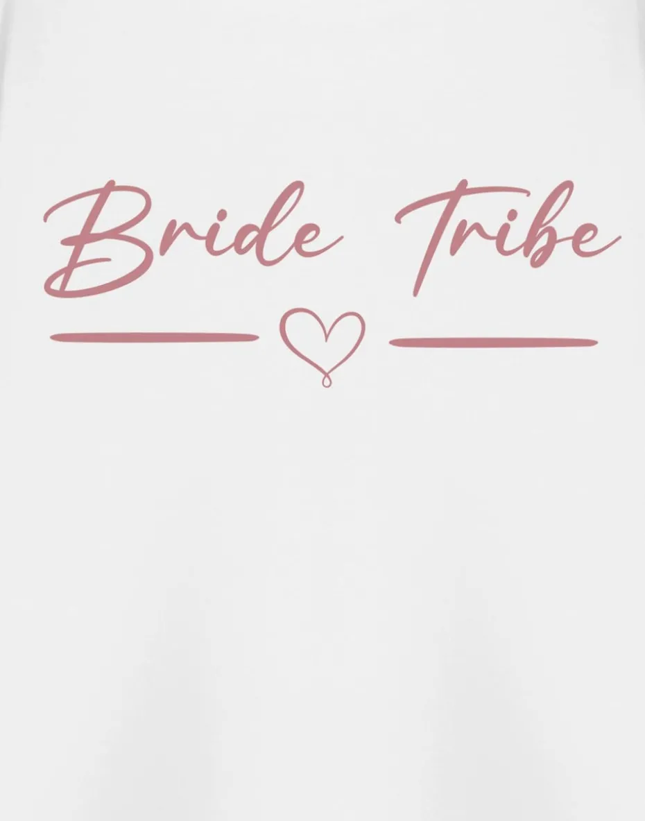 Show Me The Merch Bride Tribe White T Shirt