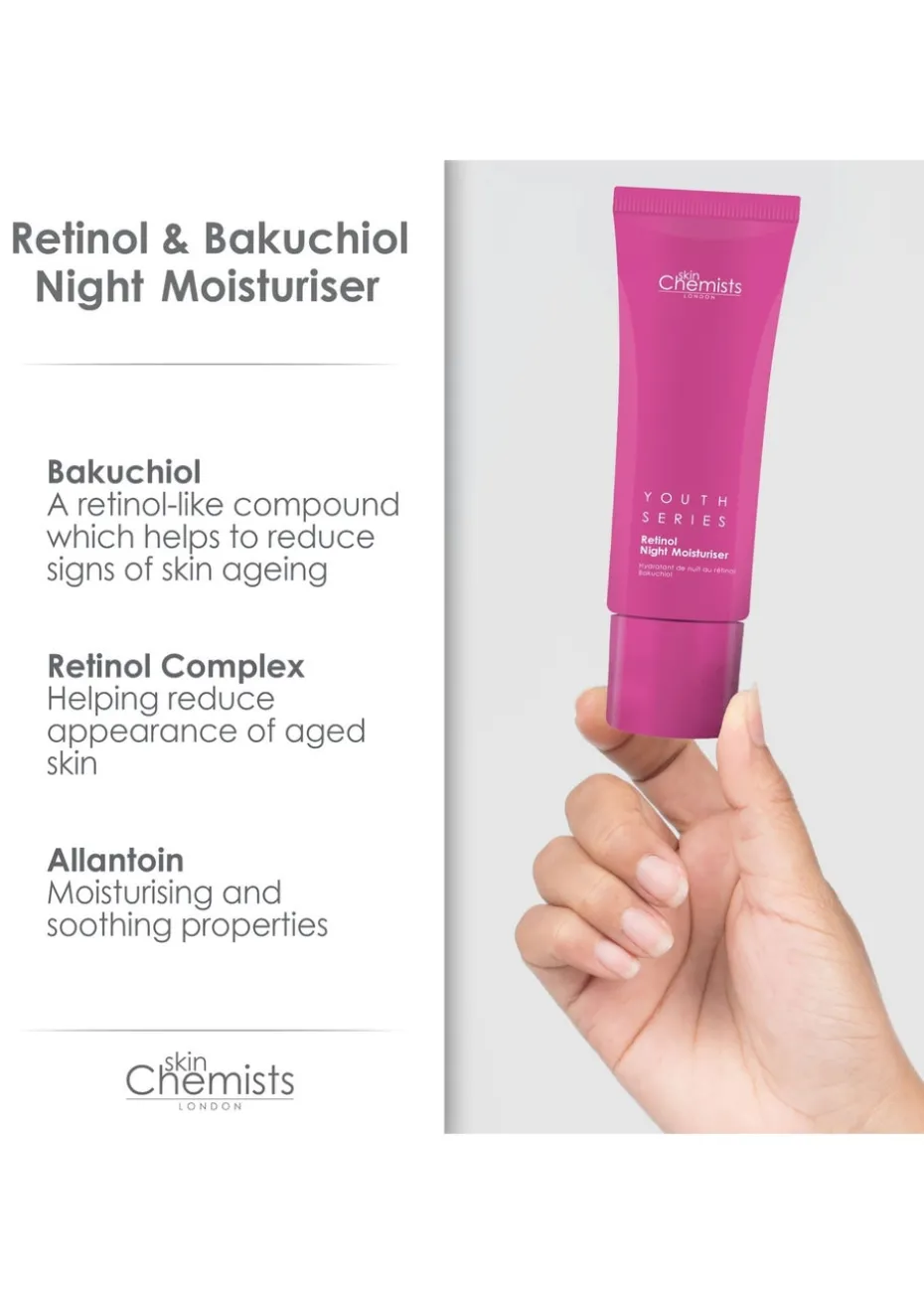 SkinChemists Retinol & Bakuchiol Night Moisturiser (50ml)